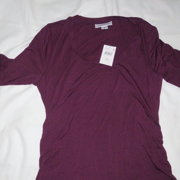 Motherhood Maternity Eggplant Purple Dress  NWT - Picture 3 of 5